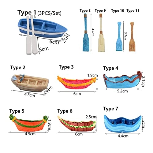 Boat Figurine - resin