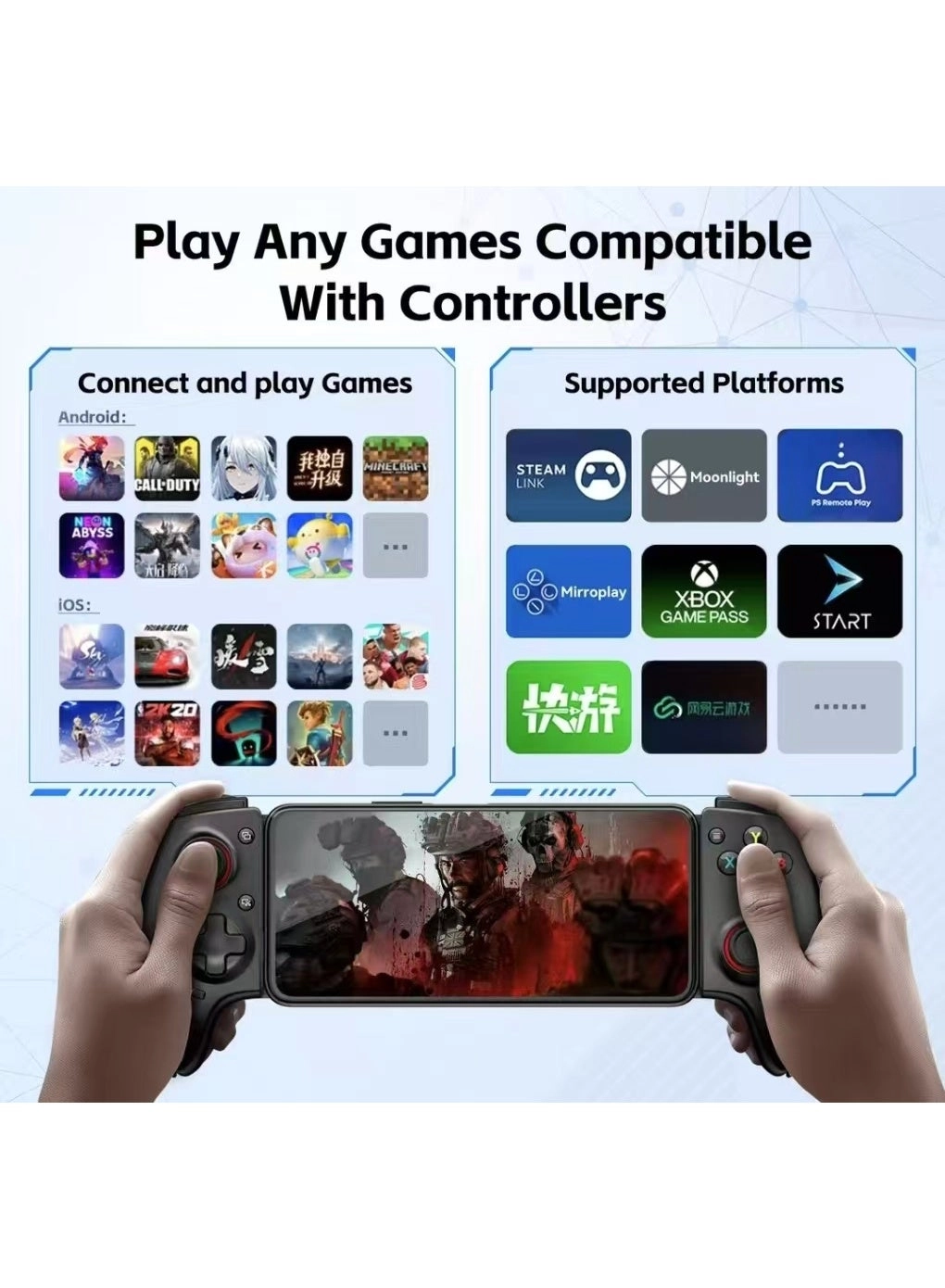 Gamwing JK03 - BLACK Switch Android iOS PC