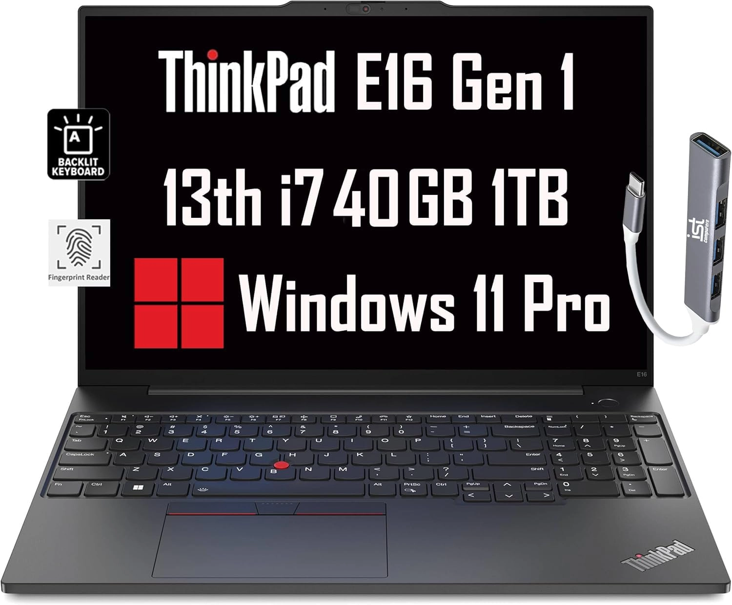 ThinkPad E16 Gen 1 21JN00C4GR - 16'' i7-13700H 16GB DDR4 512GB SSD