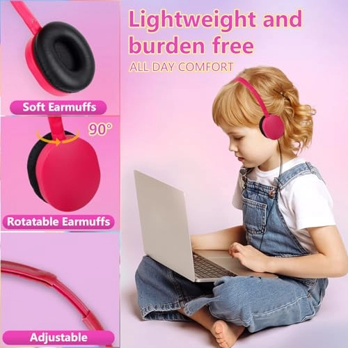 Bulk Kids Headphones Wired Headphone