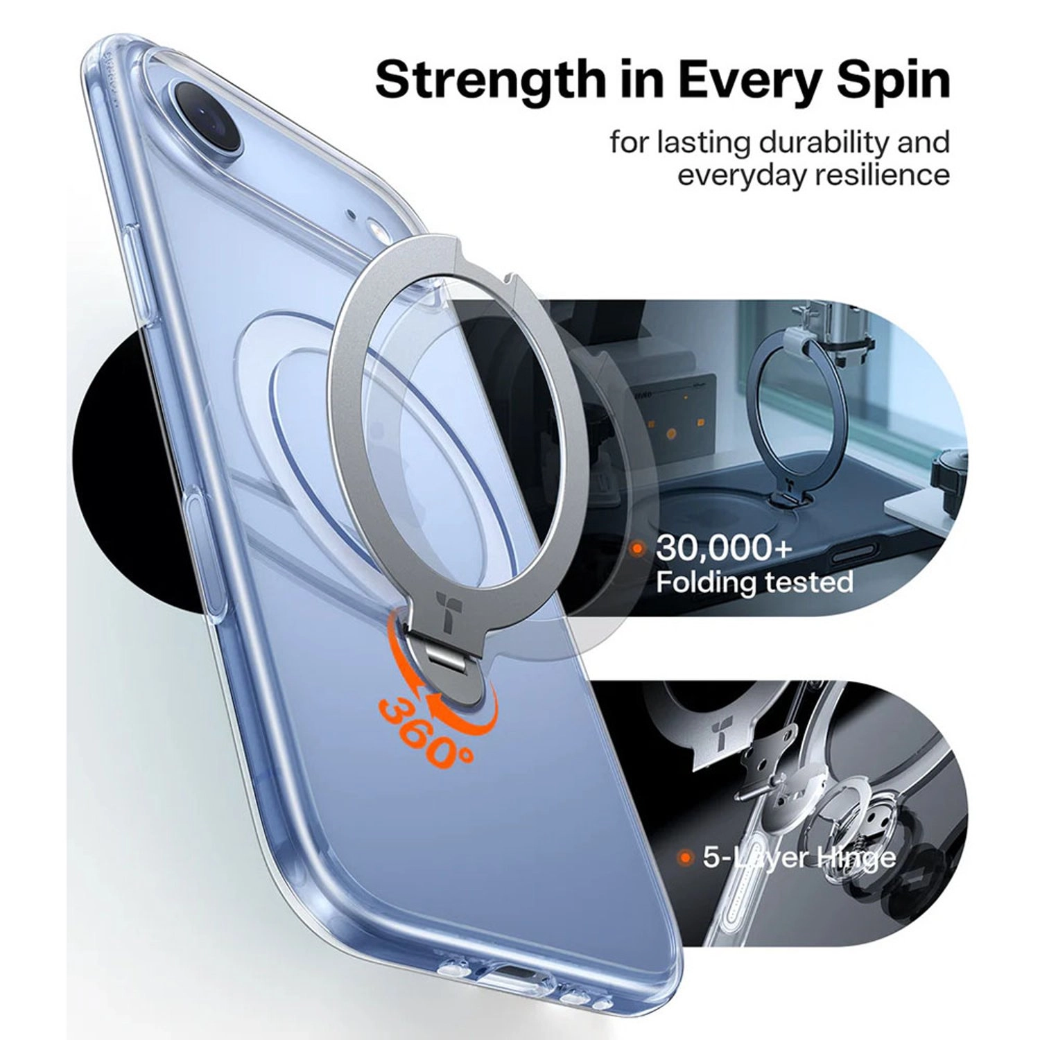 Ostand Spin Series Case with MagSafe for iPhone 17 Air