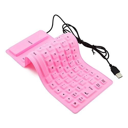 Foldable Soft Silicone Gaming Keyboard - Wired