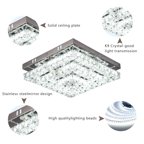 Crystal Chandelier - 6500K