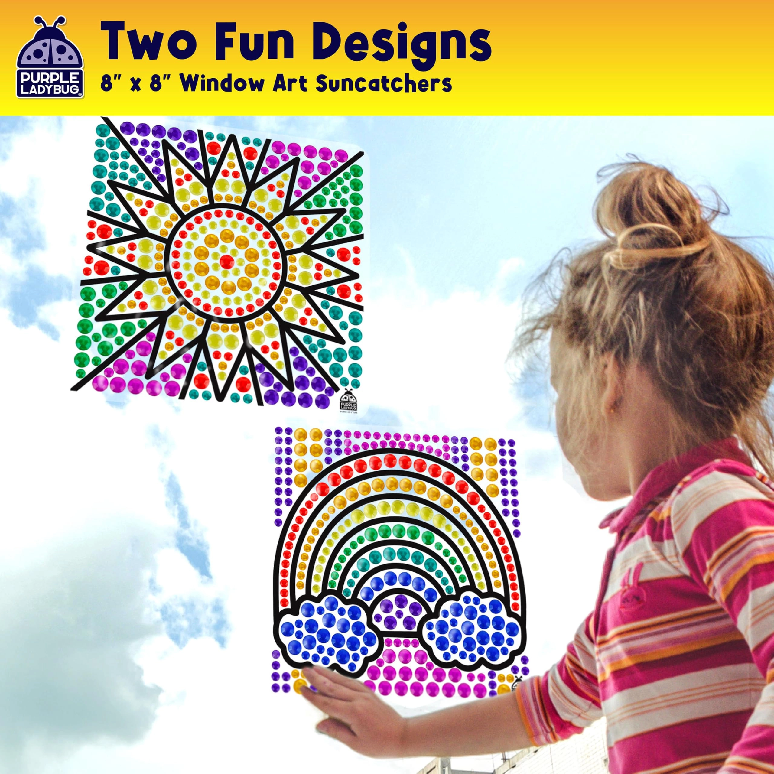 SunGemmers - Brighten up your space with dazzling rainbow suncatchers for creative kids., Bring joy with interactive craft kits, perfect for festive decorations and gifts., Encourage artistic expression with fun, mess-free gem art projects for all ages., Engage young minds through hands-on creativity with vibrant window art systems, Explore the magic of sunlight and creativity with enchanting suncatcher design… 2