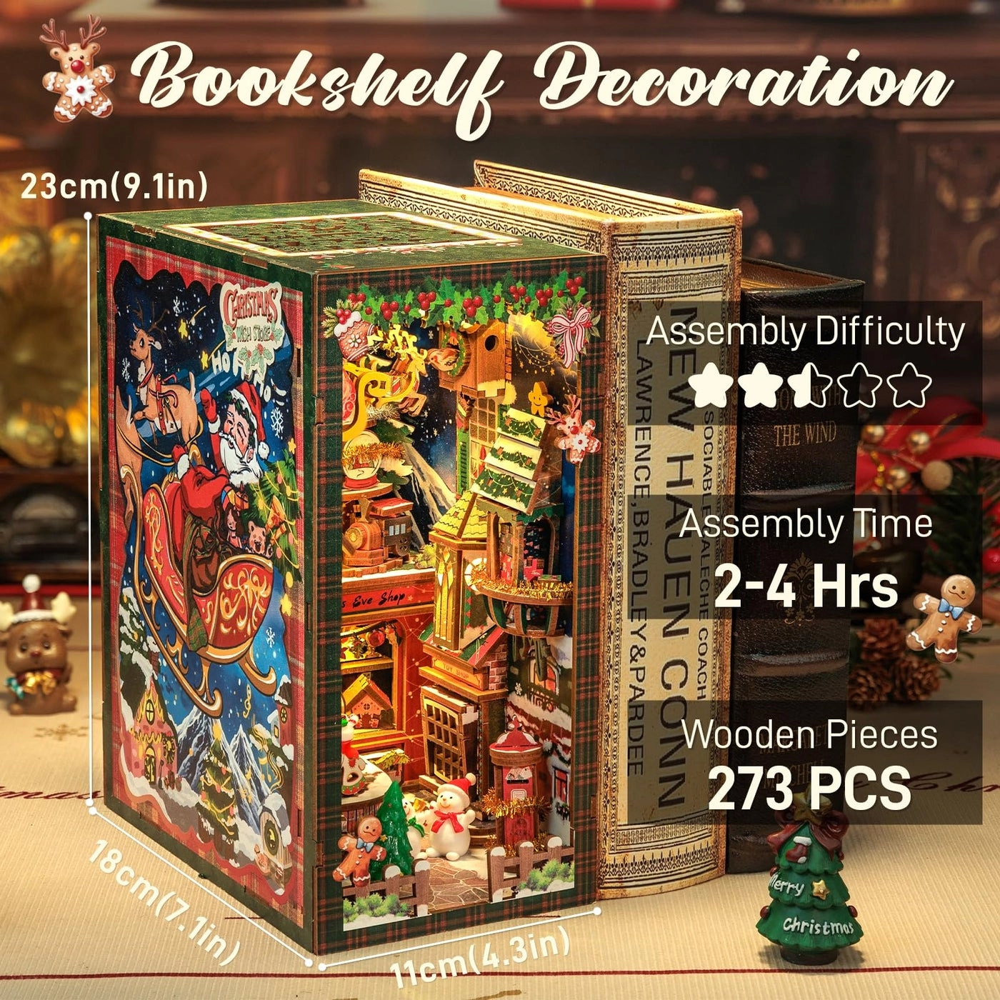 Book Nook Kit - Christmas