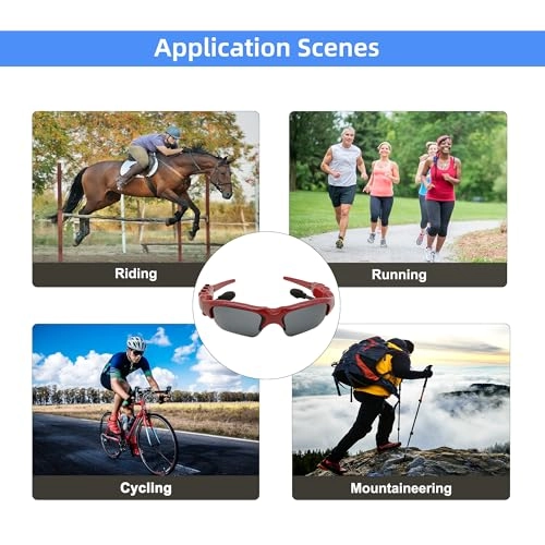 Smart Glasses - Bluetooth Red