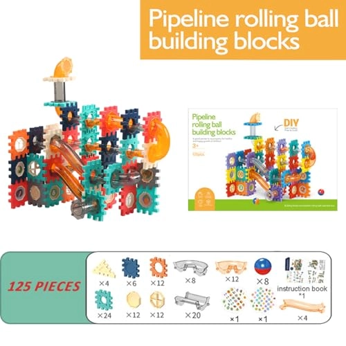 Rolling Balls Magnetic Blocks - 125pcs