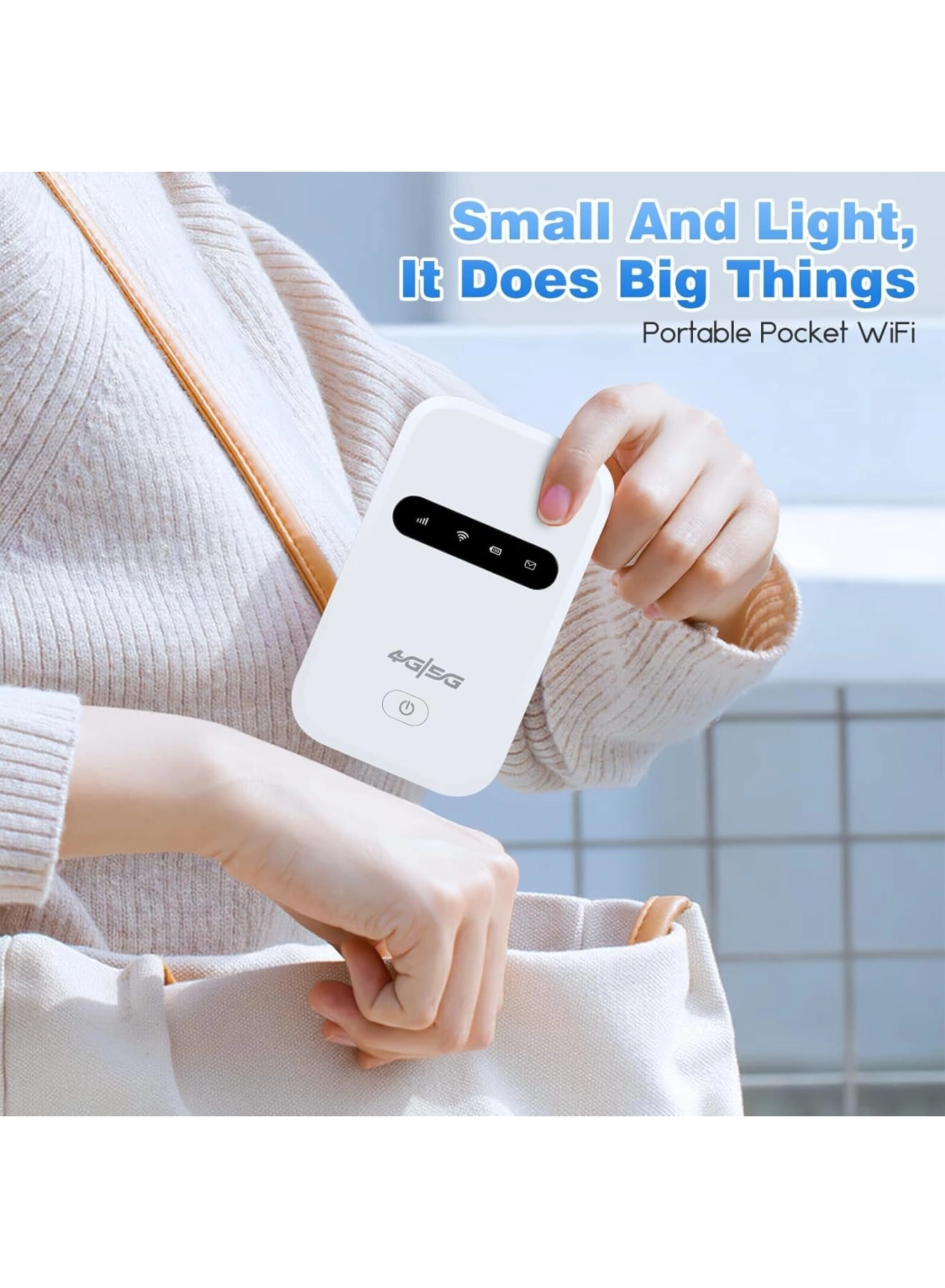 Portable WiFi 4G Travel Router - 4G LTE 802.11 b/g/n 300Mbps