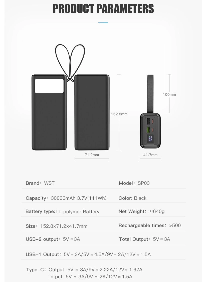 SP03 - 30000mAh 22.5 Watt