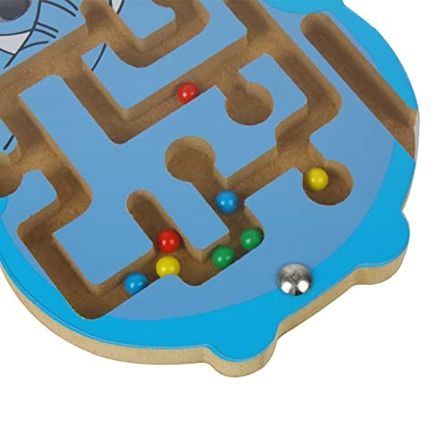 Mini Wooden Magnetic Maze - 1 piece