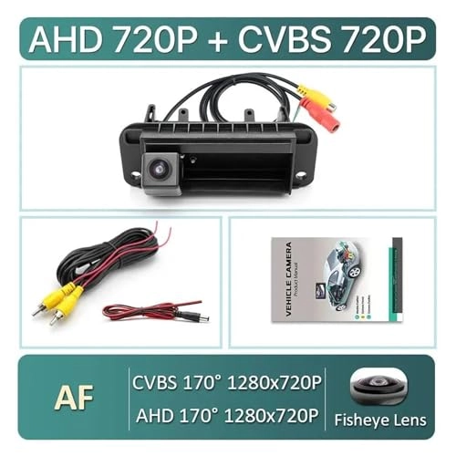 Rear View Camera Fisheye - Night vision Wired 1080P