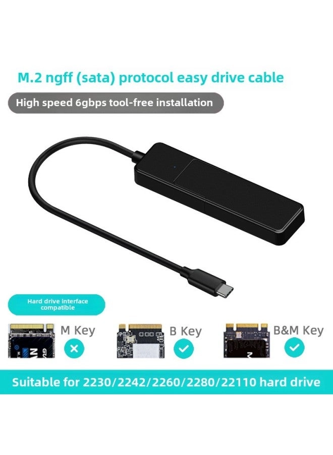 M.2 SSD Enclosure - NVMe SATA Dual Protocol 10Gbps USB-C/A