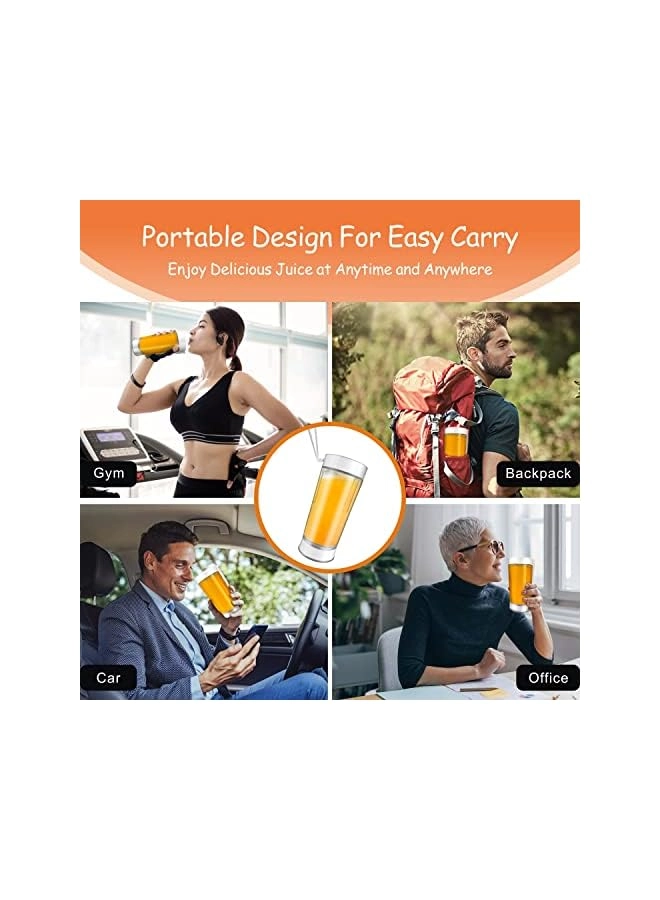 Mini Portable Blender - USB Rechargeable Six Blades Travel Lid