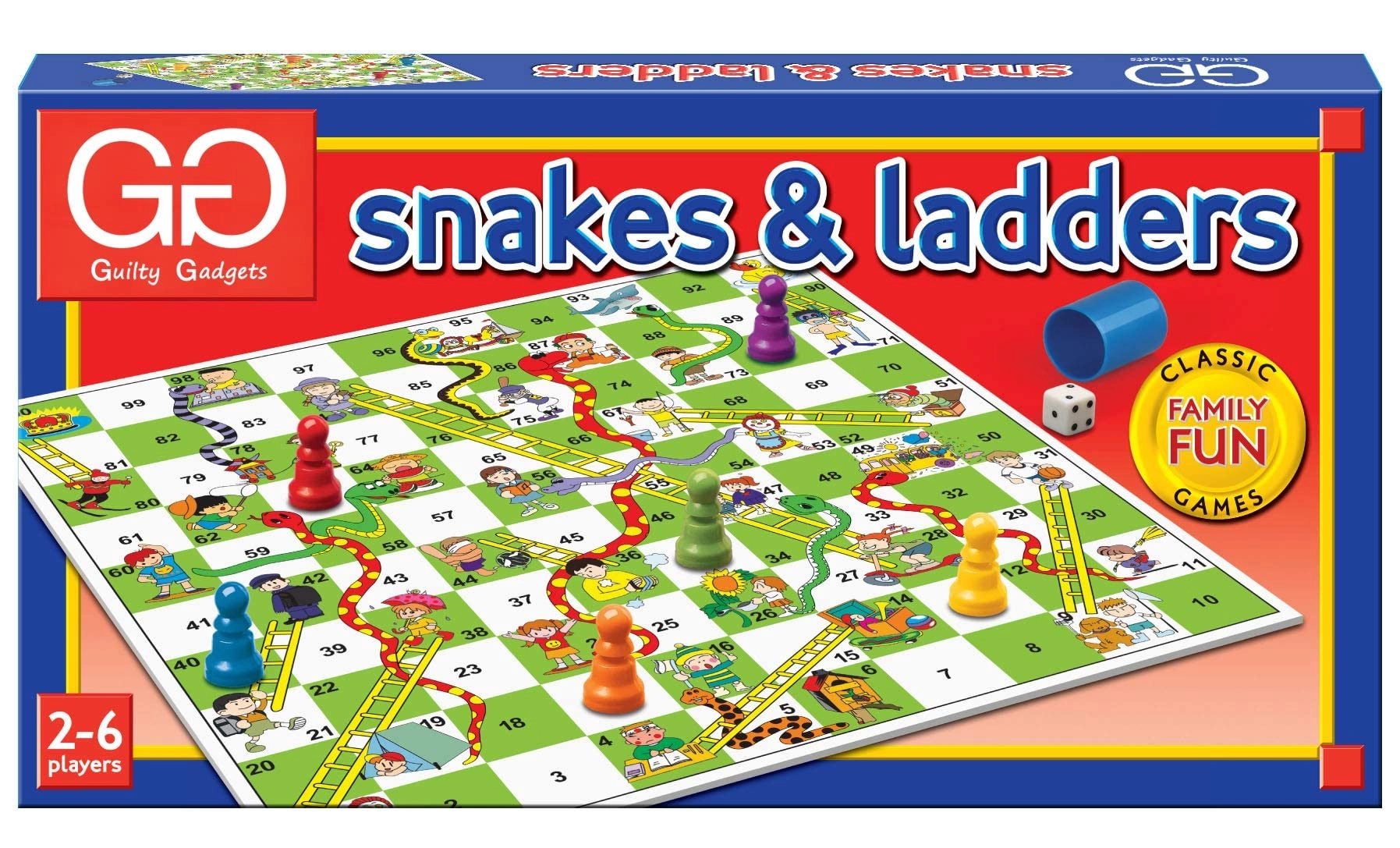 Guilty Gadgets Snakes and Ladders - Folding Box Set