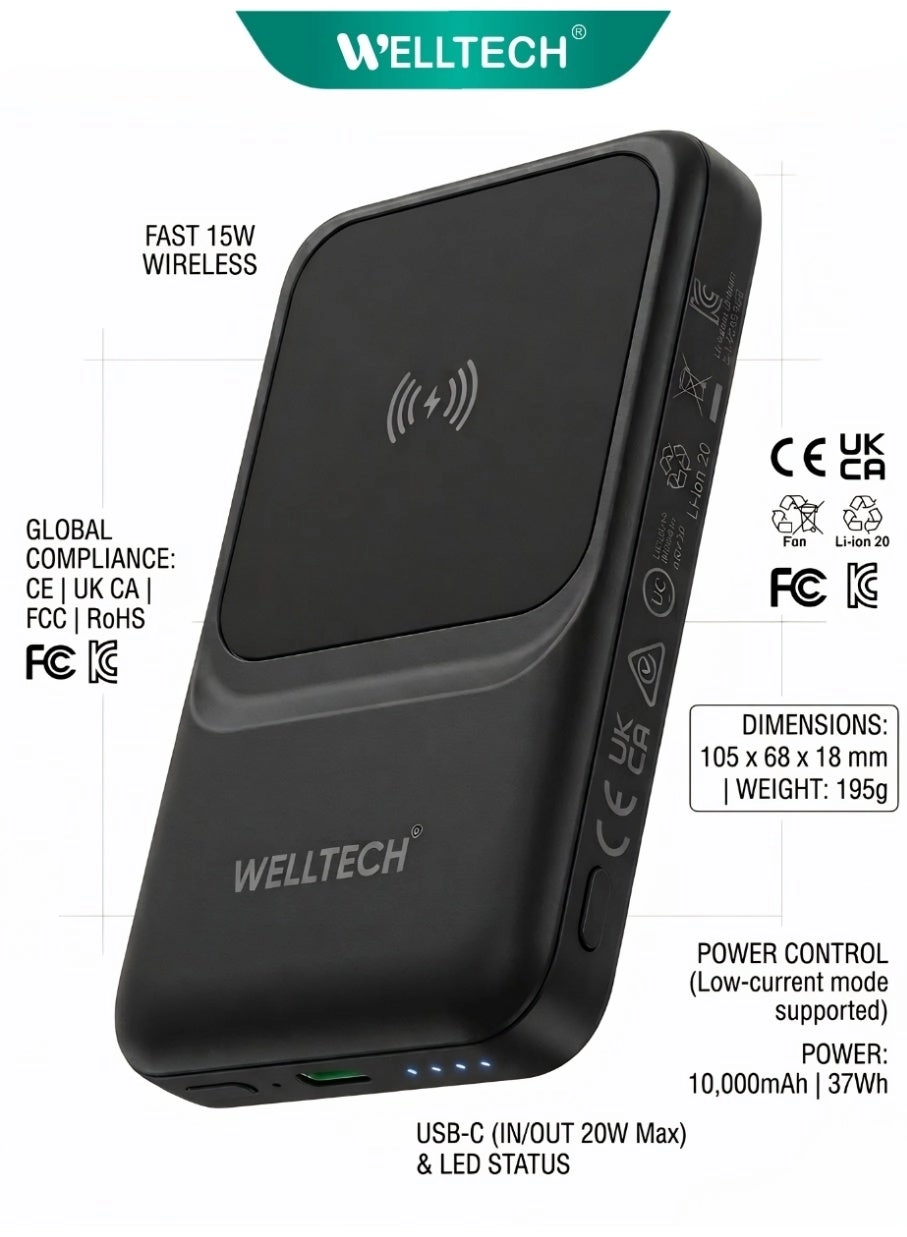 WL-20 - 10000mAh Fast Charging Wireless charging