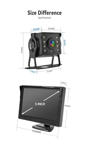 Rear View Parking Camera - Night Vision Wire