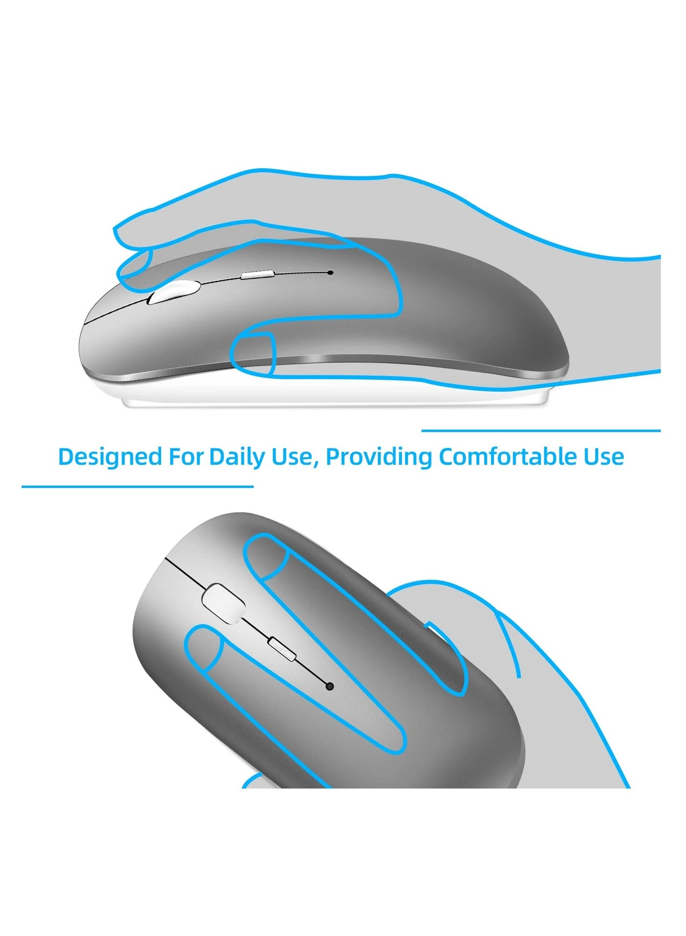 Dual Mode Bluetooth Mouse - Wireless