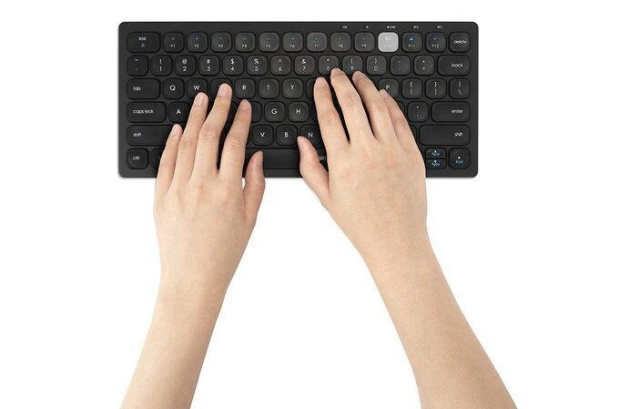 Multi-Device Dual Wireless Compact Keyboard - US Wireless