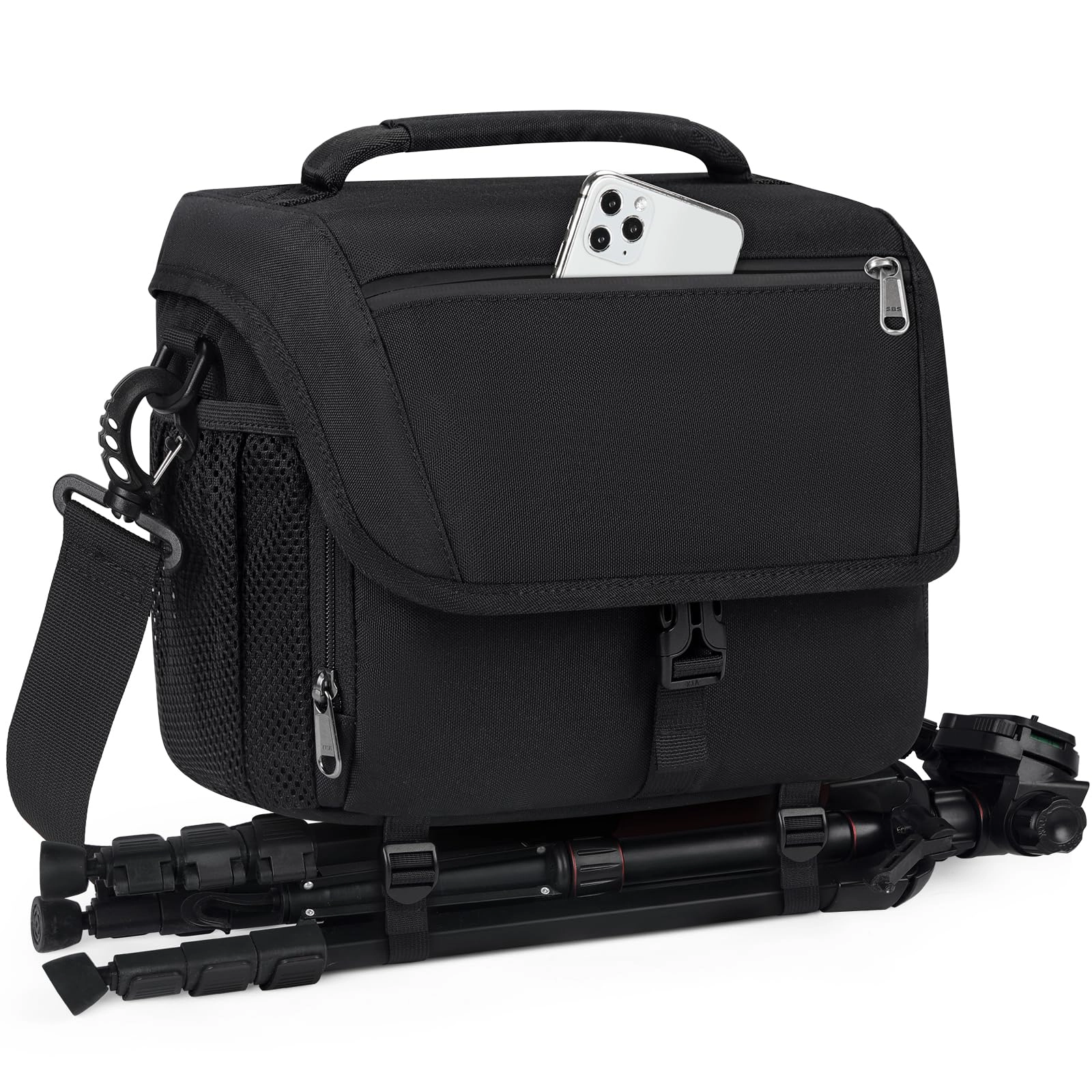 Camera Bag - 9.05"L x 5.9"W x 7.08"H Compatible with Nikon, Sony, Fuji, Canon, Olympus, Pentax, Kodak Sling Bag