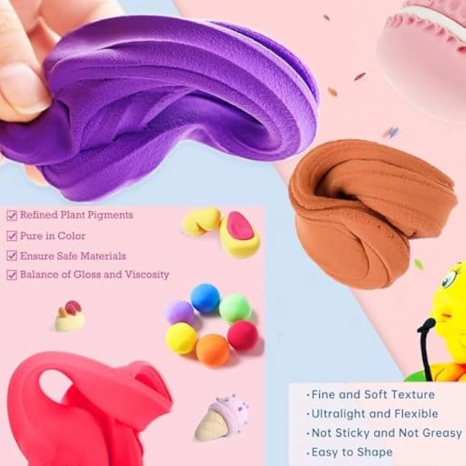 Construction Vehicles Modelling Air-Dry Clay - 3+ years 12 pcs