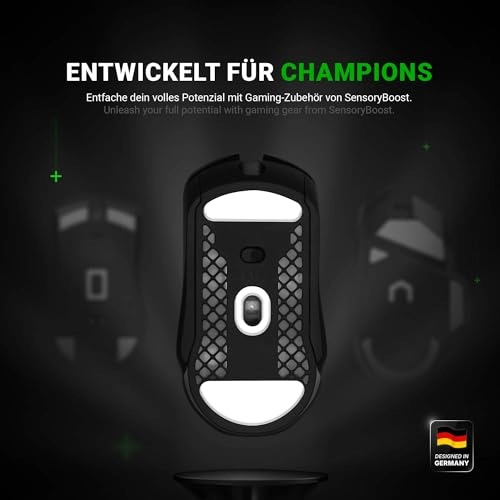 DPS Glides - Pack of 2 PTFE for Steelseries Aerox 9, 5, 3 (Ghost)