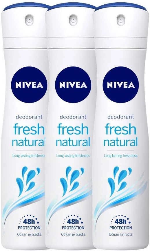NIVEA Fresh Natural - 3 x 150ml