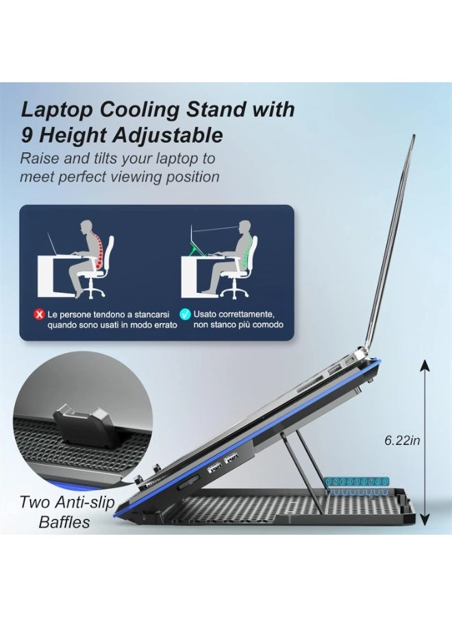 Laptop Cooling Pad - 6 fans 12-18 inch