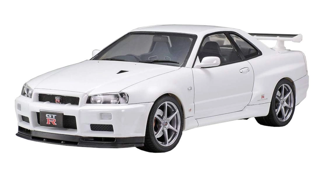 Tamiya Nissan Skyline GT-R R34 V-Spec II Model Kit (24258) - 1:24
