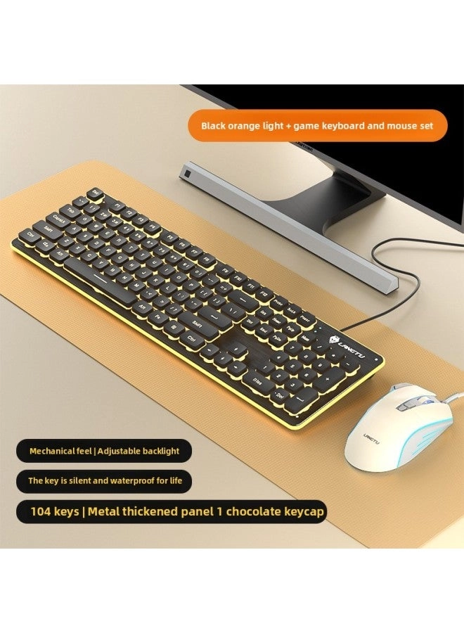 Mechanical Feel - Wired + E-sports Mouse