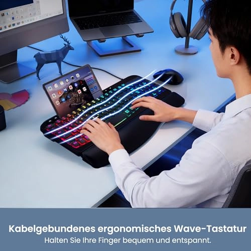 Illuminated Keyboard - QWERTZ Wired
