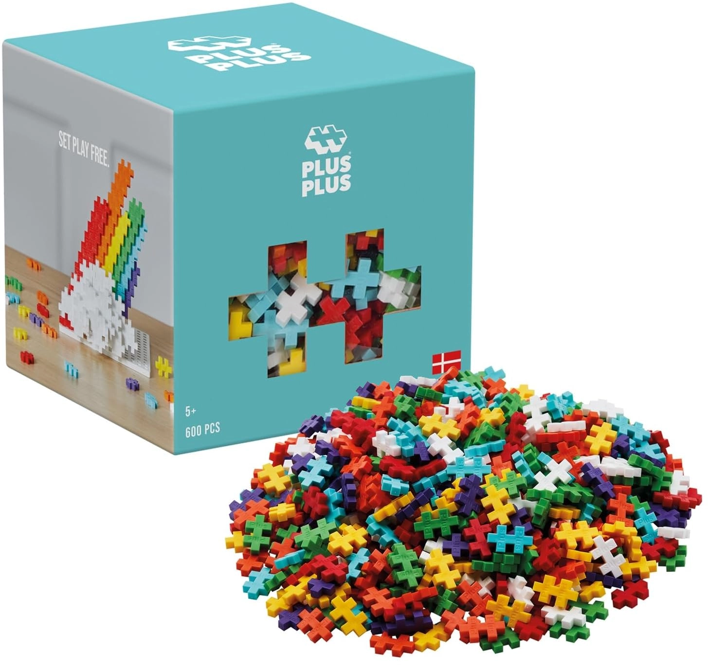 Plus-Plus A/S; Borupvej 20, 94300 - DK, Holbæk; sales@plus-plus.com 3976 - rainbow 600 pcs