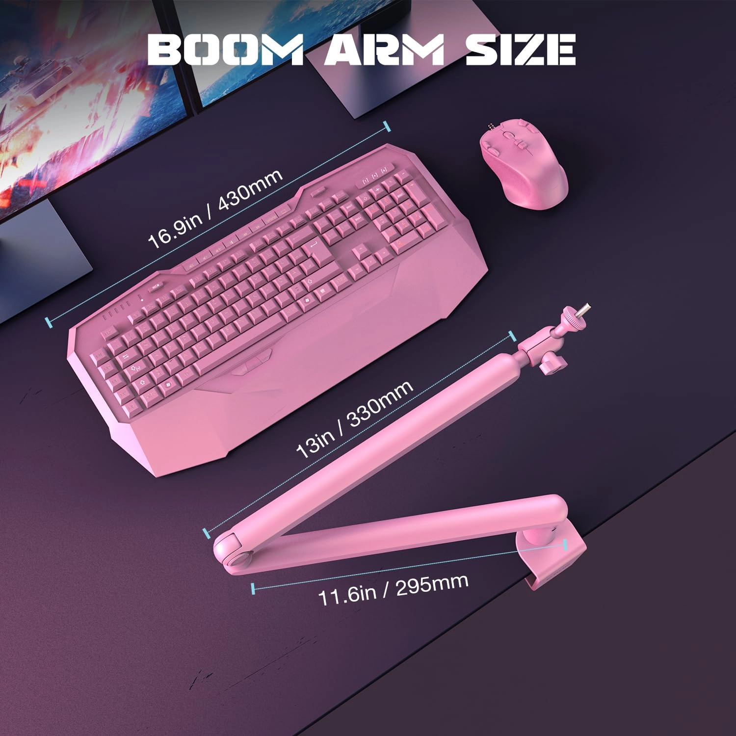 BM88 - Low Profile Adjustable Boom Arm