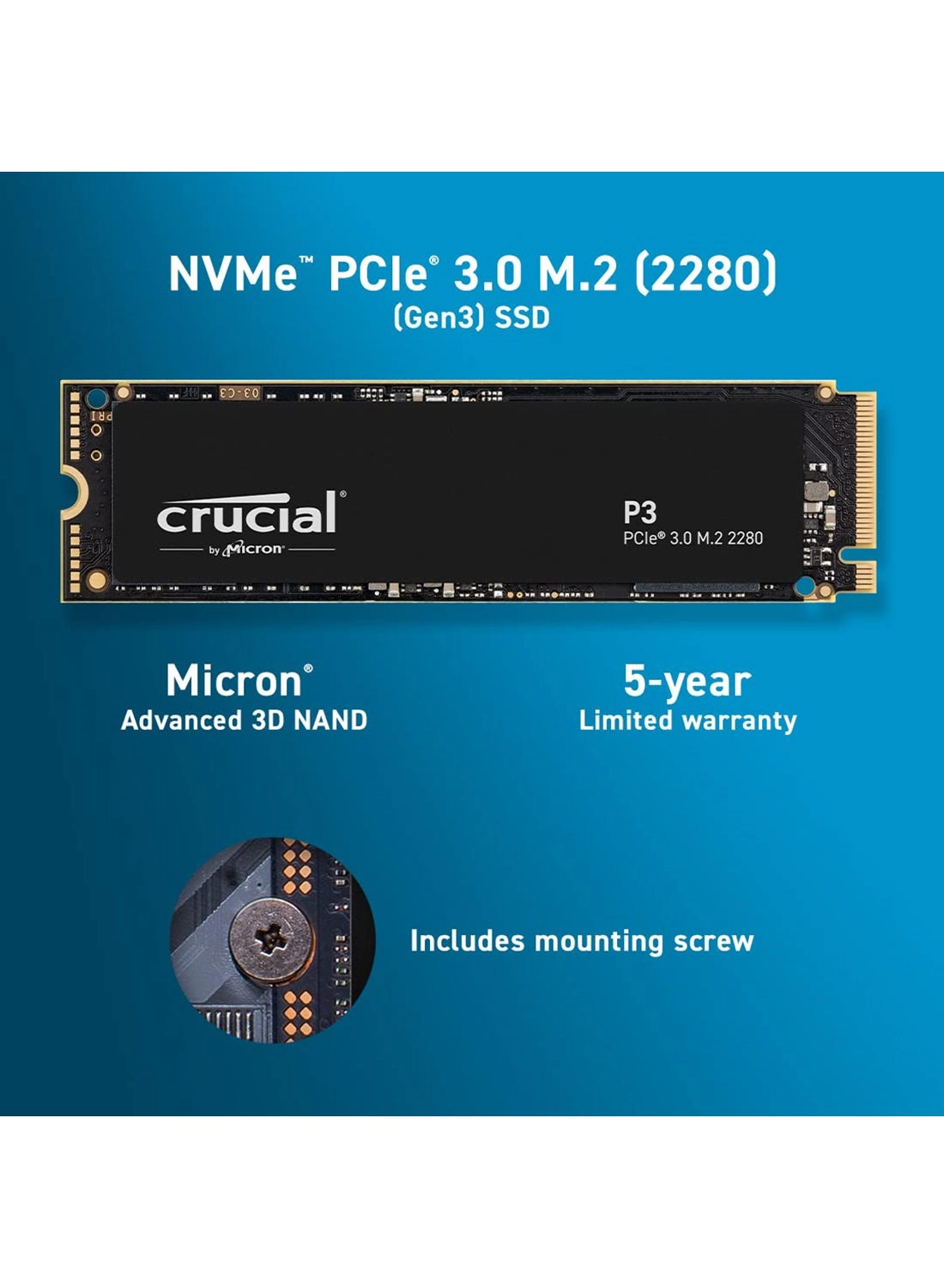 CT1000P3SSD8 - 1 TB M.2