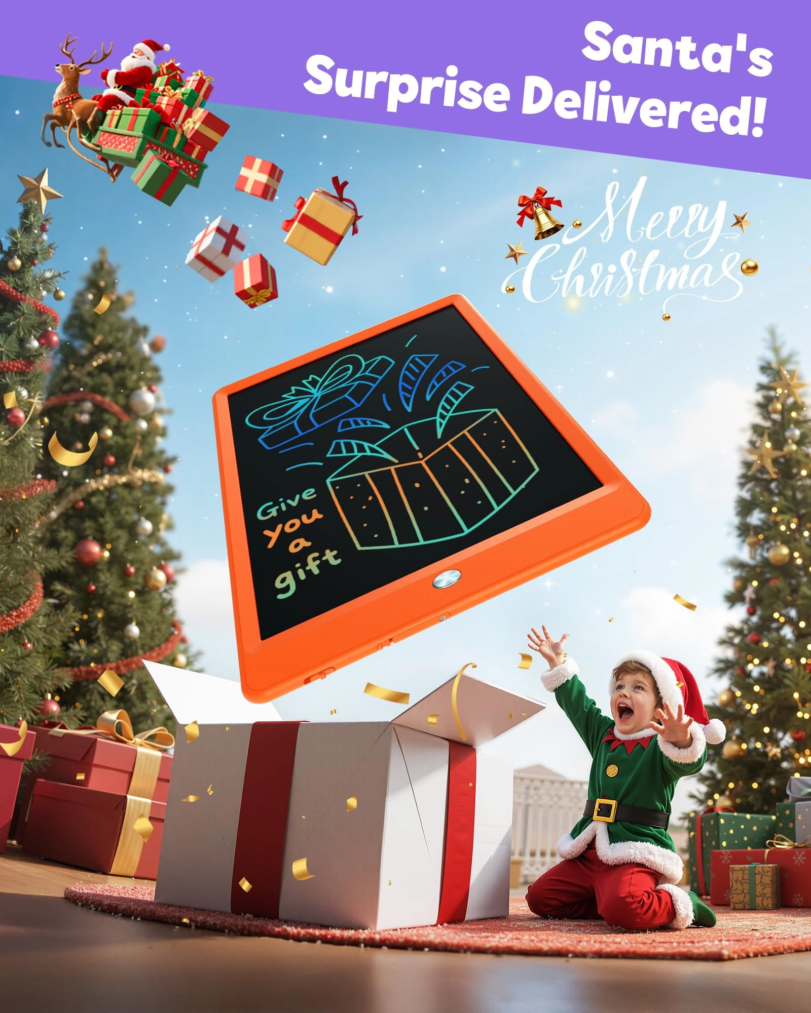 LCD Writing Tablet 10 inch - 3+ years