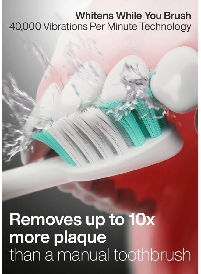 Vibe Series - 40000 VPM Wireless Charging 8 Brush Heads