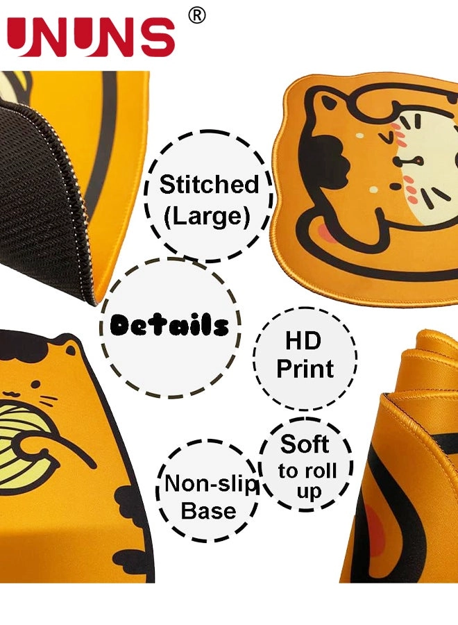 Kawaii Rubber Gaming Mouse Pad - 73x32 cm Set