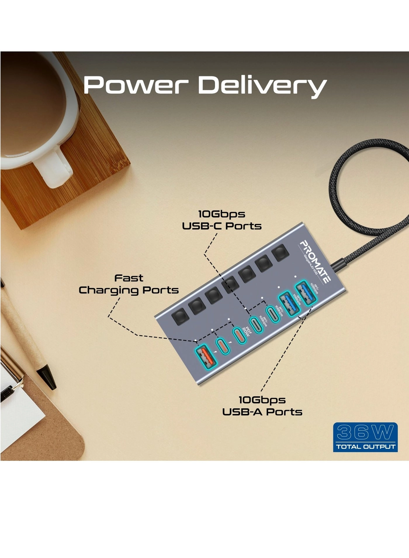 GegaHub-10G - USB Type C