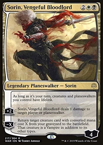 Wizards of the Coast Magic: The Gathering: Sorin, Vengeful Bloodlord - War of Spark