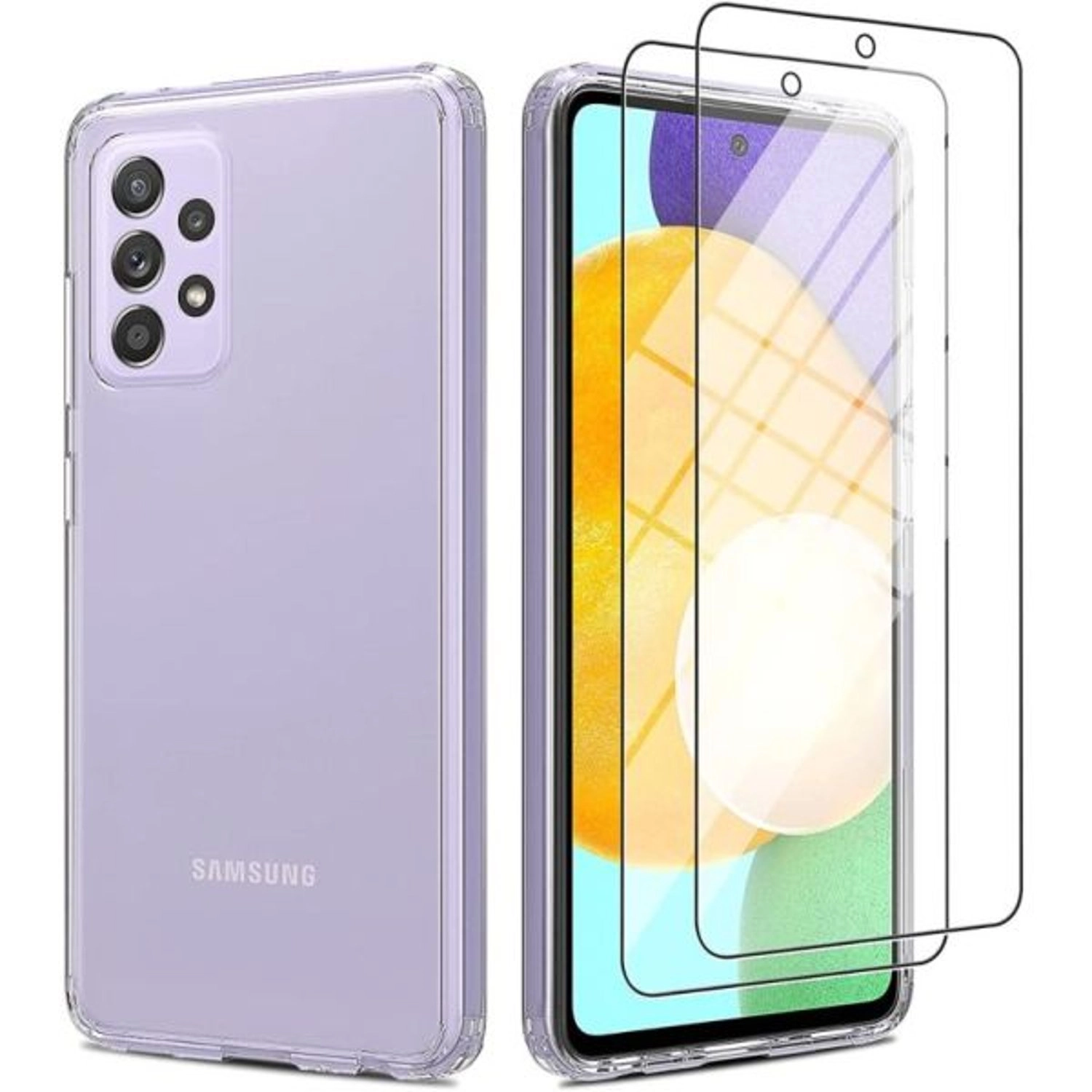 glassology Case with Screen Protector for Galaxy A52