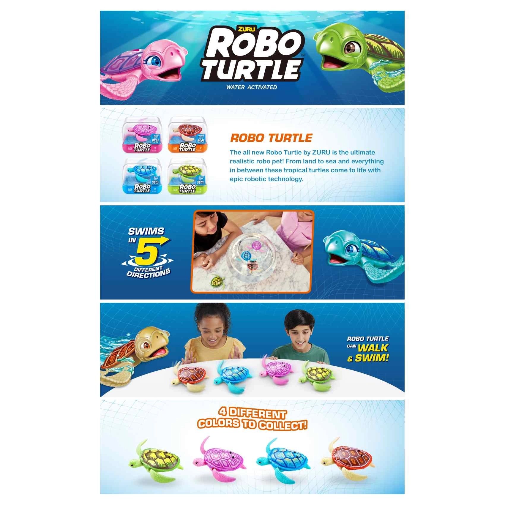 Robo Turtle - Series 1 Water Activated