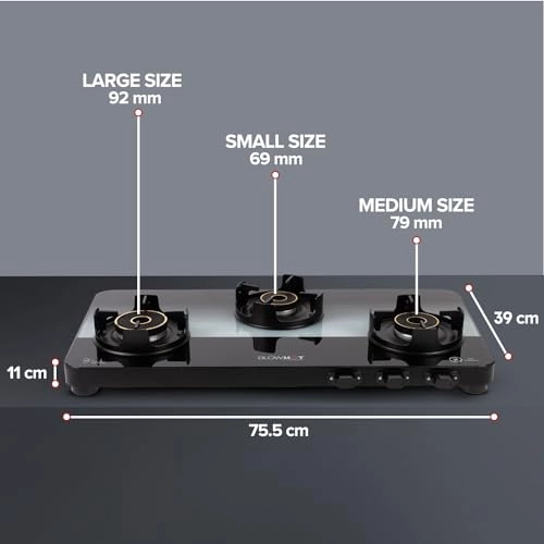 Sapphire SAPPHIRE 3 BURNER GAS Cooker