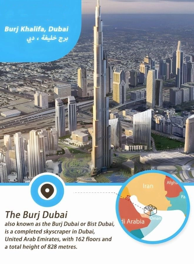 Burj Khalifa Tower - 555 pcs