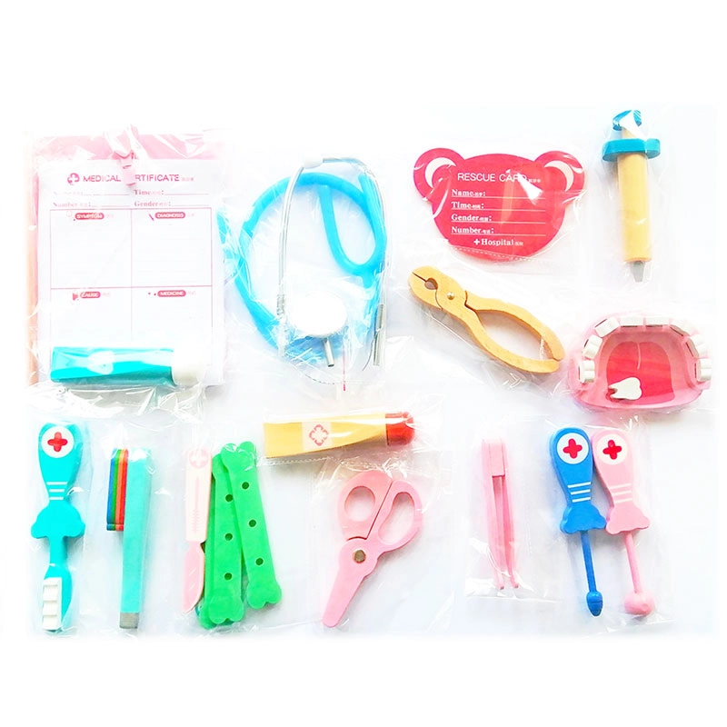 Factory Price Pretend Play Doctor Wooden Toy Box (RID-FP-1905-82)