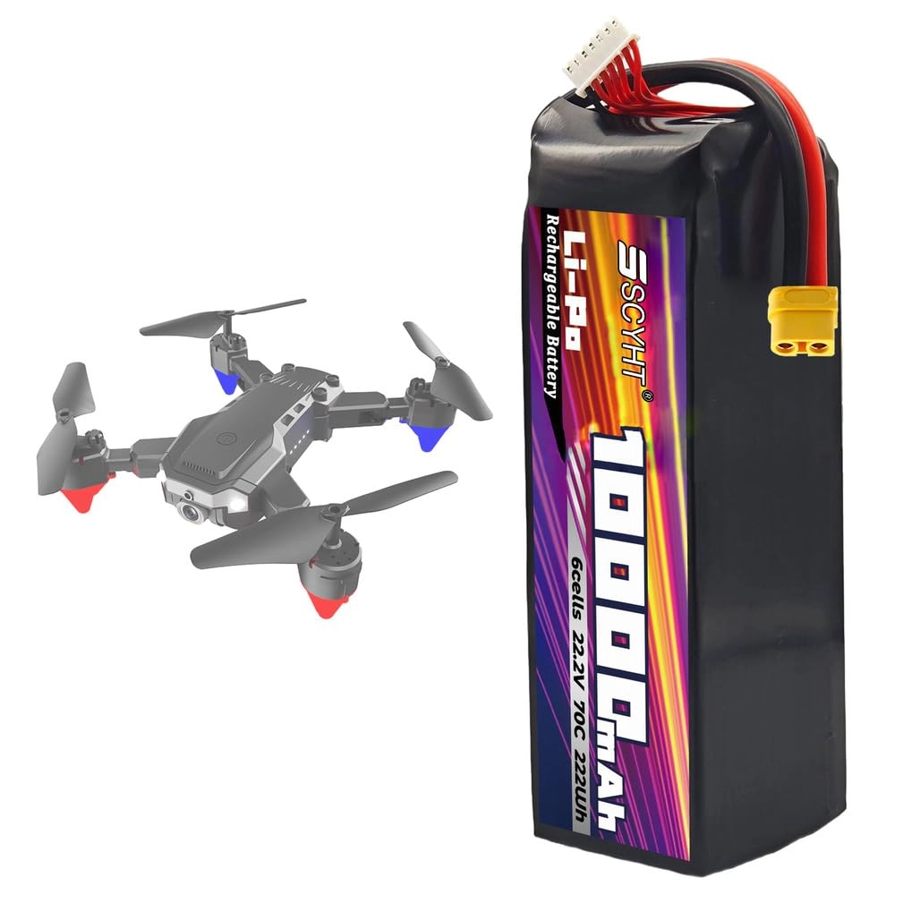 SSCYHT 6S Lipo Battery - 22.2V 10000mAh 70C