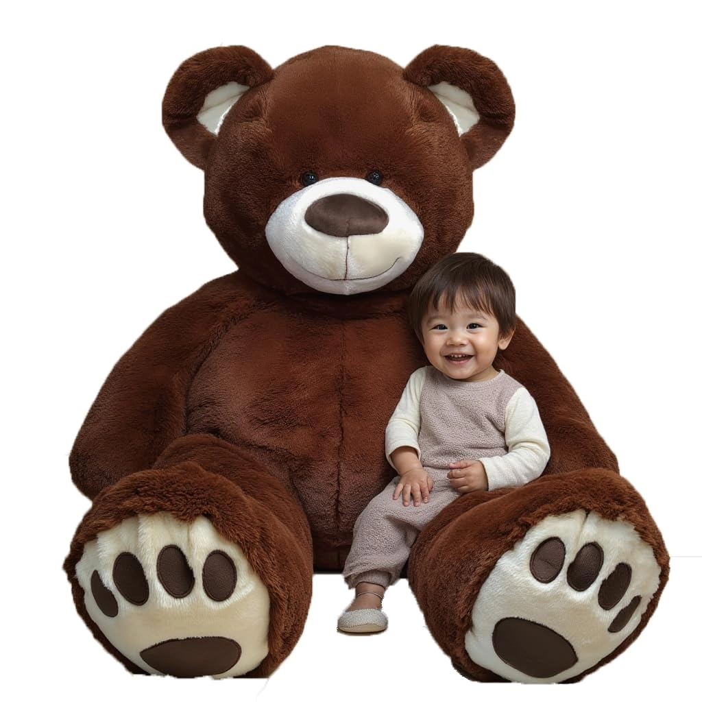 Anico Teddy Bear - 59 Inch Dark Brown