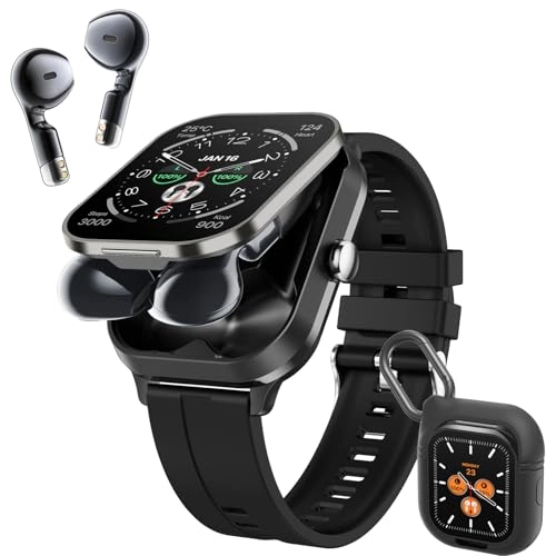 Bluetooth Earbuds Smart Watch - 2.01 inch Zinc Alloy