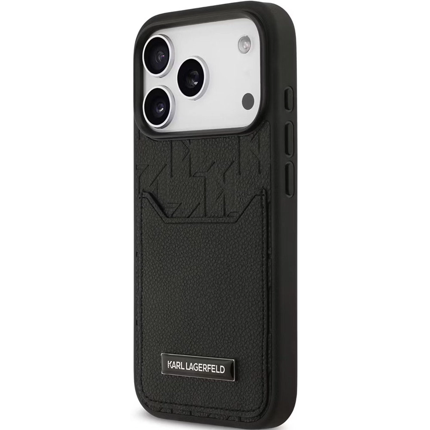 PU Grained Case with Card Holder for iPhone 17 Pro Max