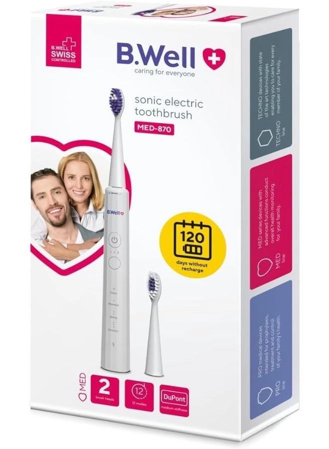 B.Well MED-870 - Electric Sonic Toothbrush