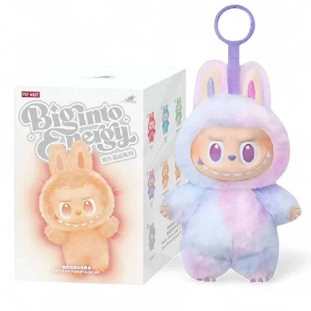 ZOOMEE STORE Fuzzy Bunny-Eared Monster Labubu 17 cm Plush