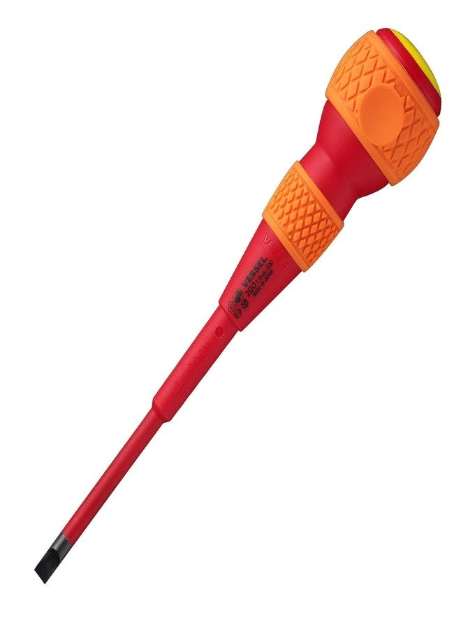 VESSEL Ball Grip Insulated Screwdriver 6 x 100mm
